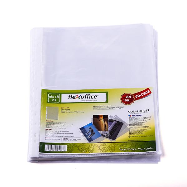 Combo 200 bìa lỗ a4 fo-cs03
