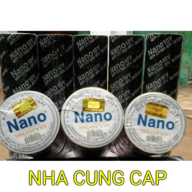 [HCM]10 Cuộn Băng Keo Điện Pvc Tô Nga Dũng 10Ya