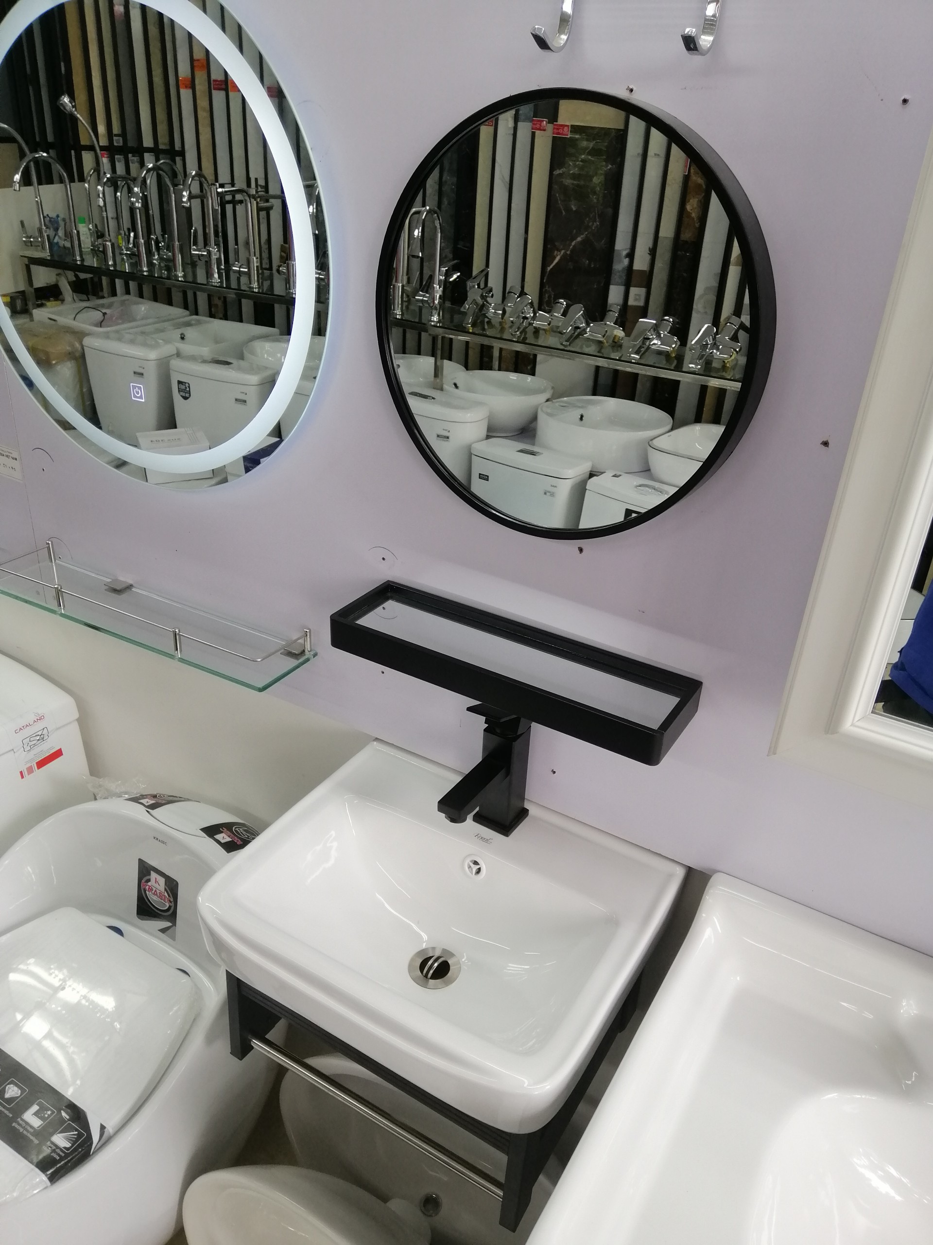 bộ chậu lavabo mini