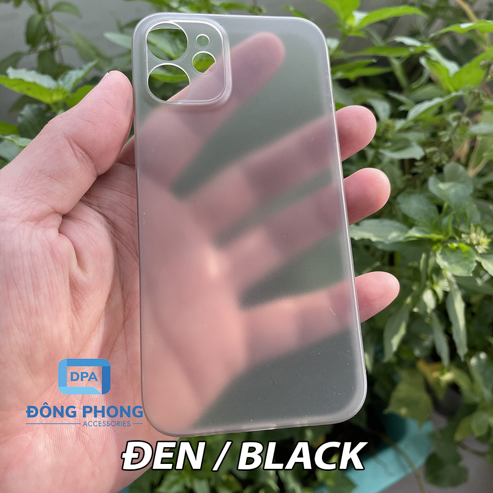 Combo 2 Ốp Lưng Trong Nhám Unibody iPhone 12 Mini Siêu Mỏng