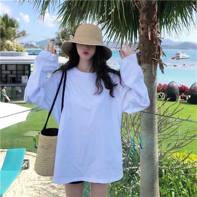 Áo thun thụng trơn dài tay COH0719