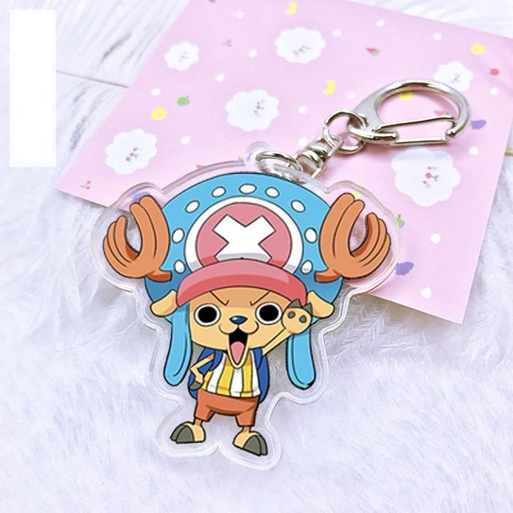 Móc khóa Chopper Onepiece mica 2 mặt