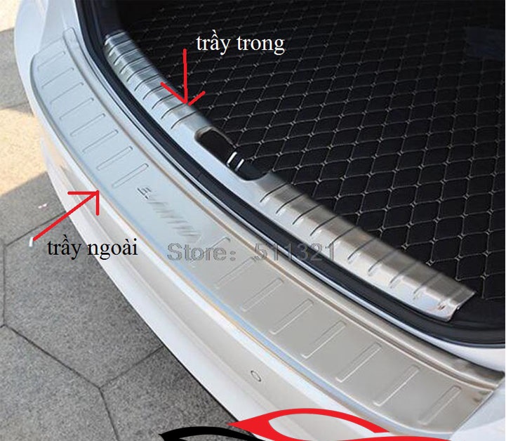 Ốp chống trầy cốp Hyundai Elantra 2016-2020