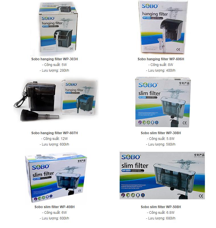 Sobo WP-508H - Lọc thác cho hồ cá cảnh