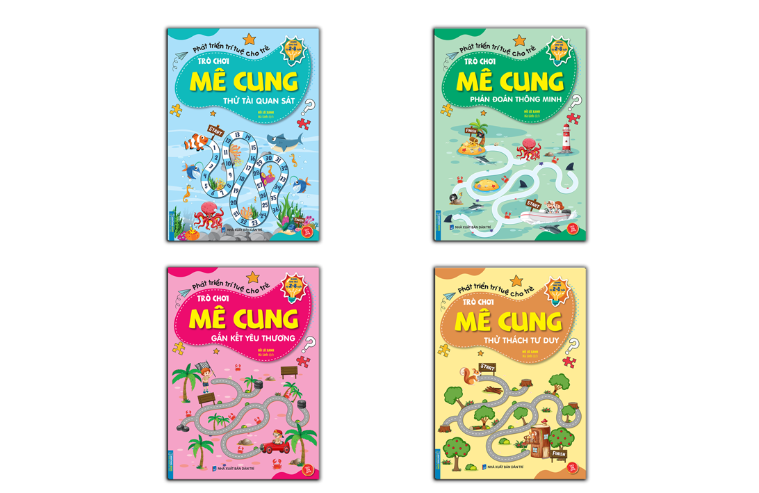Sách - Combo 4c - Trò chơi mê cung trọn bộ 4c