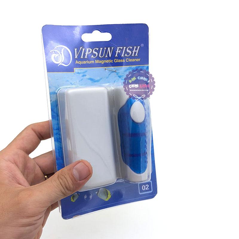 Dụng cụ vệ sinh hít chà kiếng bằng nam châm cho hồ cá (size Đại)