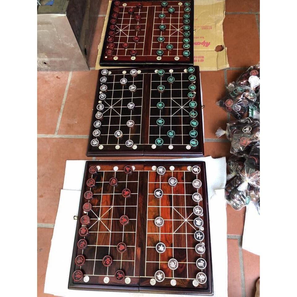 Bộ quân cờ tướng gỗ hương