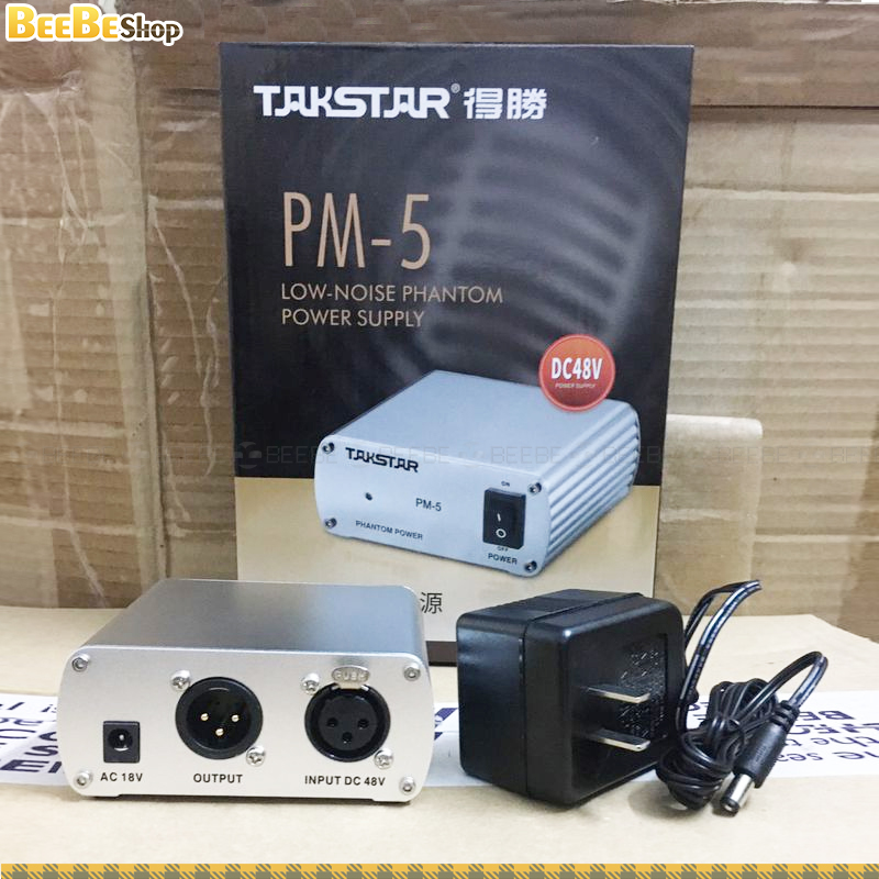 Takstar PM-5 - Phantom 48v Cho Micro Condenser Phòng Thu