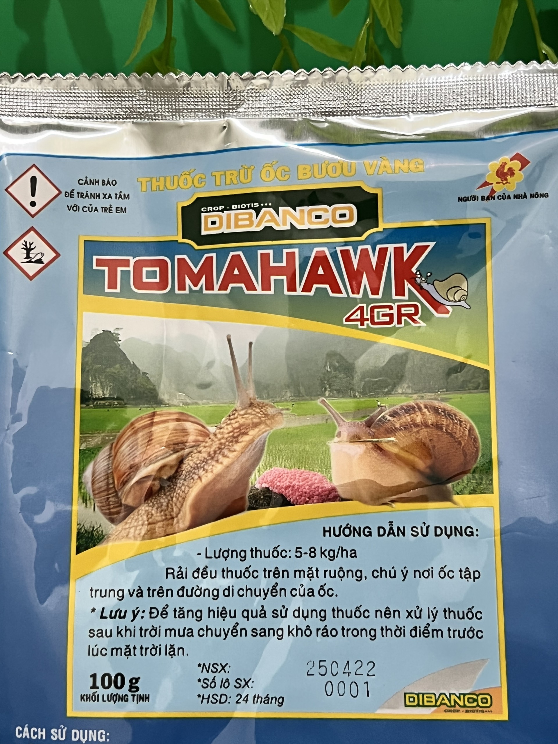 diệt ốc sên Tomahawk dành cho hoa cây cảnh
