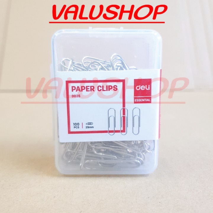 Kẹp giấy 29mm Deli 0024 - 0025