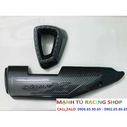 Bộ ốp pô sơn carbon cho winner x