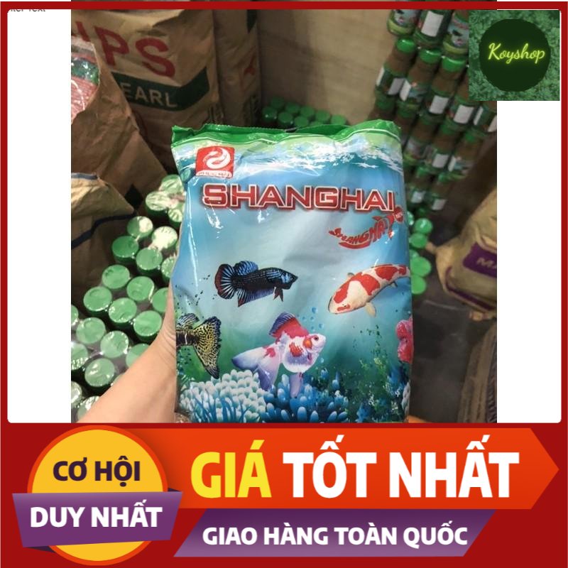 Thức ăn cho cá cảnh shanghai 500g - cám cá cảnh