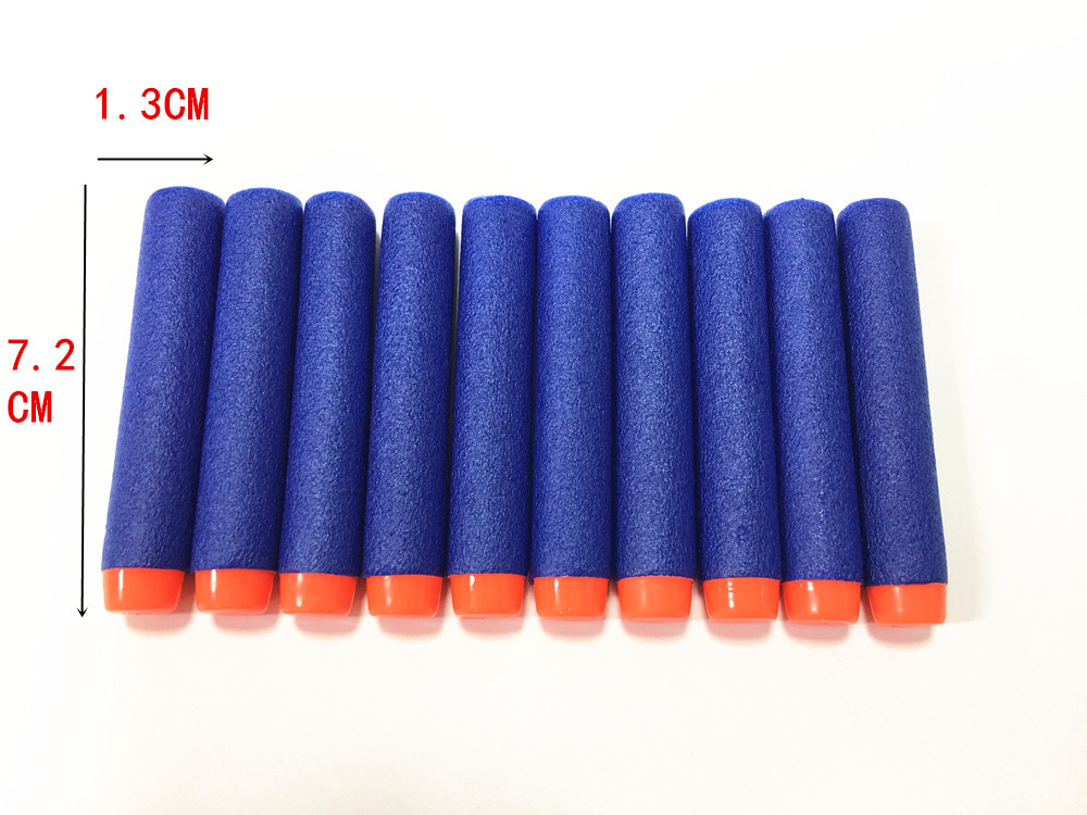 Set 100 que xốp mềm 7.1*1.3cm cho đồ chơi trẻ em