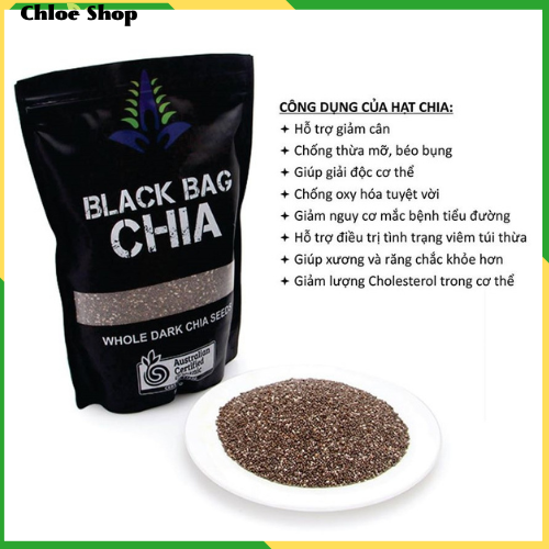 [Hsd 2025] Hạt Chia Úc Hỗ Trợ Giảm Cân Hiệu Quả 500G