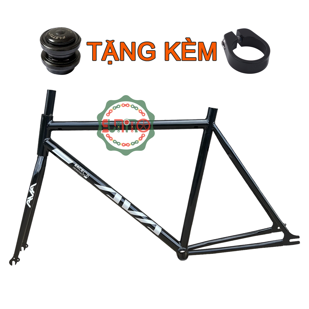 Sườn fixed gear cơ bản AVA Race kèm phuộc