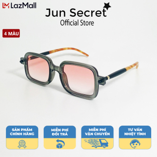 Kính mát thời trang cao cấp Jun Secret gọng nhựa kiểu kính hình chữ nhật thumbnail