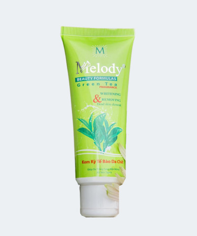 Kem Tẩy Tế Bào Chết Trà Xanh Melody 100g