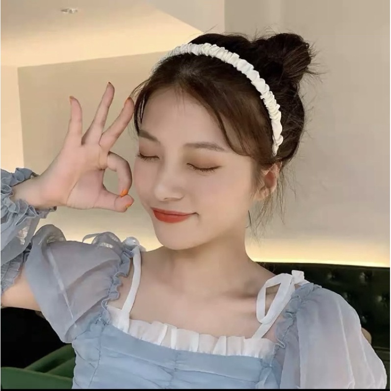 Băng Đô Cài Tóc, Bờm Nhún Lụa C.U.AQue925