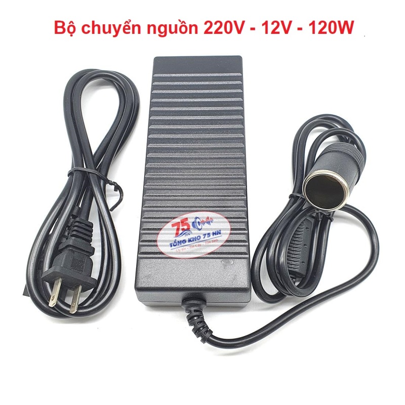 Bộ Đổi nguồn 220v sang 12v 10A - 120w (màu đen)