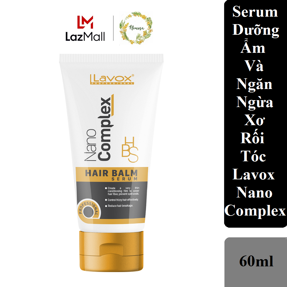 Serum Dưỡng Ẩm Và Ngăn Ngừa Xơ Rối Tóc Lavox Nano Complex 60ml