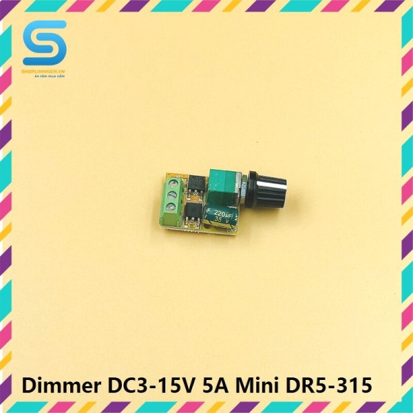 Dimmer DC3-15V 5A Mini DR5-315
