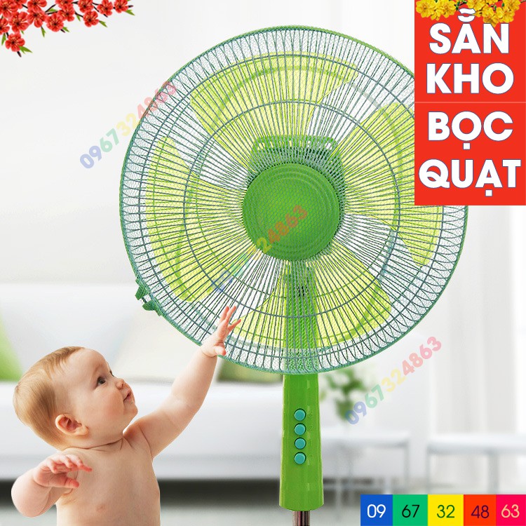 Lưới Bọc Quạt An Toàn Cho Bé, vừa cho quạt đường kính tới 35cm