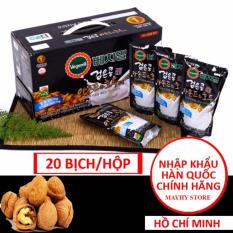 1 thùng sữa óc chó đậu đen hạnh nhân Hàn Quốc (20 bịchx190ml)