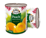 2 lon đào ngâm Delphi 820g