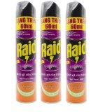 3 Bình xịt côn trùng Raid 600ml