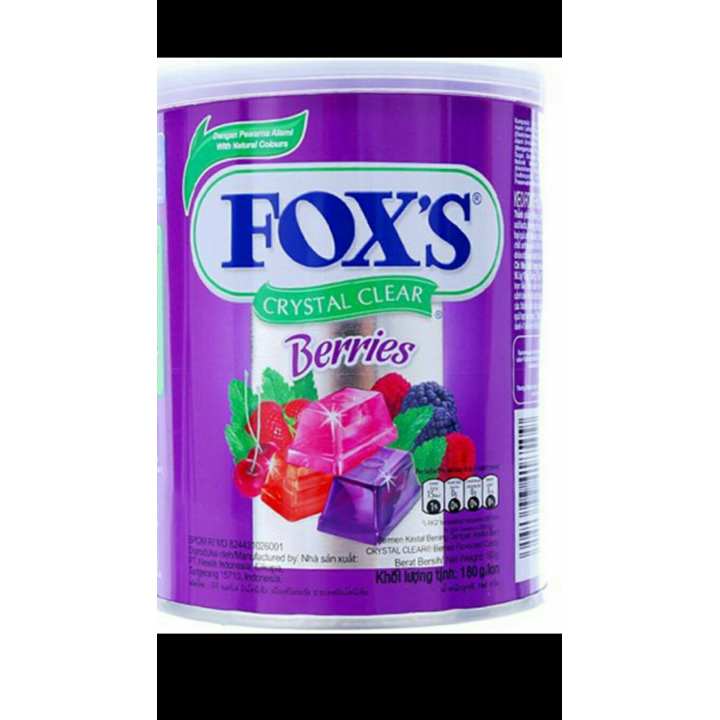 4 lon kẹo Fox's ôn đới 180g