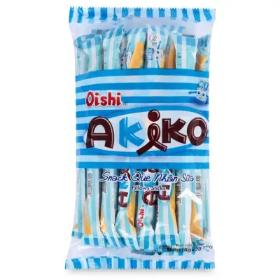 Bánh que Akiko vị sữa bịch 20 que 160gr