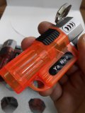 Bật lửa khò 3 tia lửa có nắp bật Nửa Gói F26 (Cam)