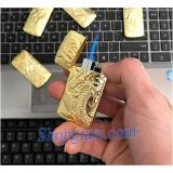 [HCM]Bật lửa khò hình rồng nổi vàng kim
