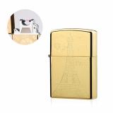Bật Lửa Sạc Điện Khắc Hình Tháp Eiffel Cổng Micro Usb