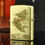 Bật lửa Zippo cá chép vàng (Brass)