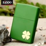 Bật lửa Zippo xanh cỏ bốn lá