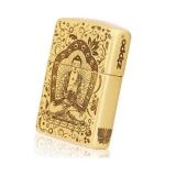 Bật lửa zippo phật nhật đồng thau