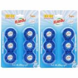 Bộ 2 vỉ 12 viên tẩy xanh làm thơm bồn cầu , toilet Hando BH33