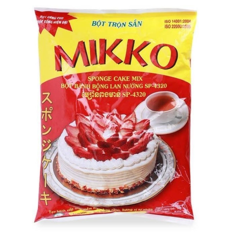 Bột Bánh Bông Lan Nướng Mikko Gói 1kg