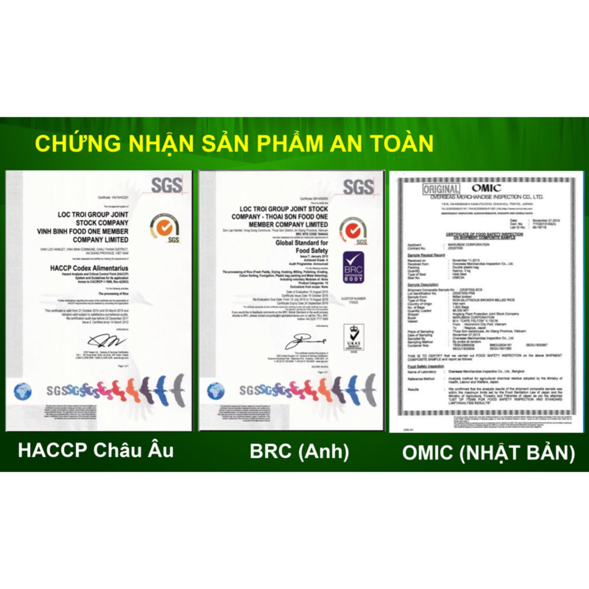 Gạo Hạt Ngọc Trời Bắc Đẩu túi 5kg