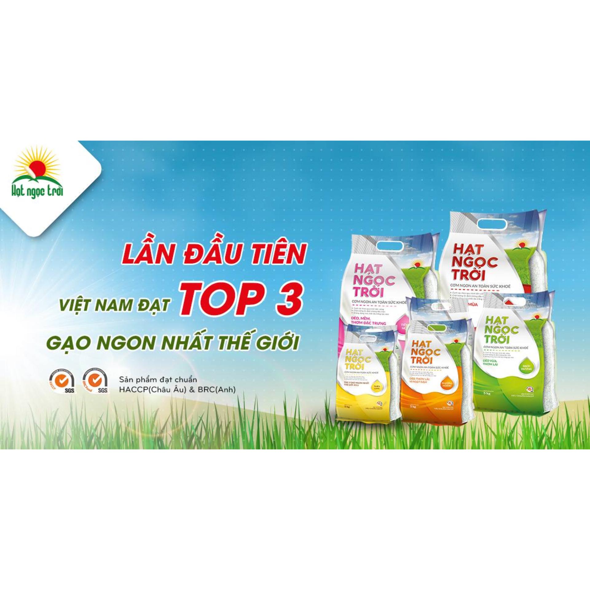 Gạo Hạt Ngọc Trời Bắc Đẩu túi 5kg