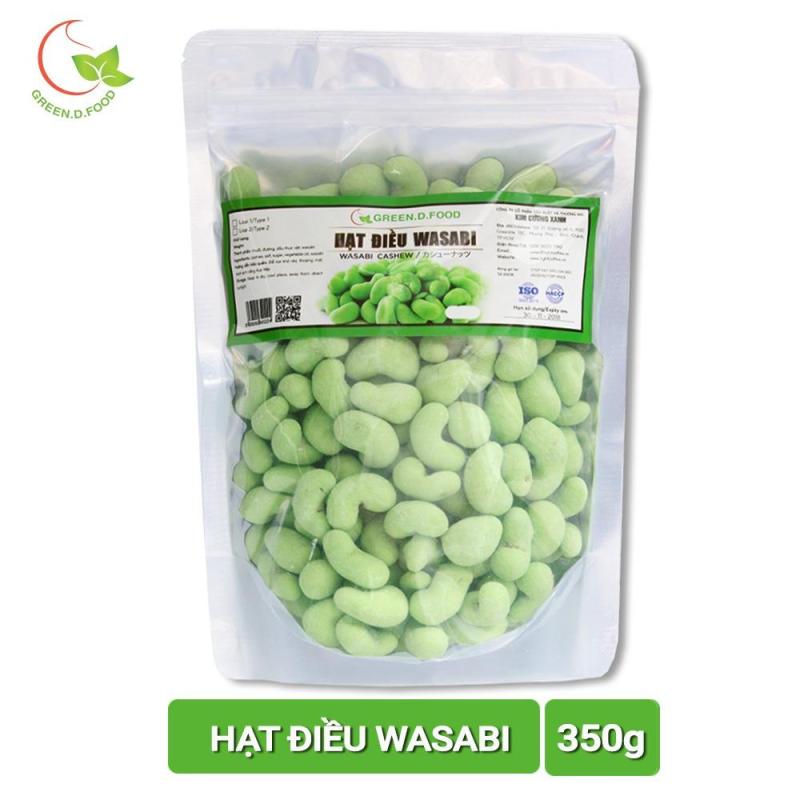 Hạt điều Wasabi ngon, bổ, rẻ Green D Food - Thượng hạng - 350g