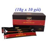 Hộp Cà Phê Đen Đông trùng hạ thảo Hima 3 in 1 (18g x 10 gói)