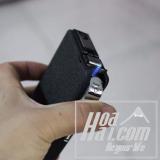 Hộp đựng thuốc lá kiêm bật lửa khò JD HOAHAI.COM (đen) + Tặng bật lửa LOL