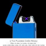 Hộp quẹt bật lửa zippo 2 tia plasma (màu đen)