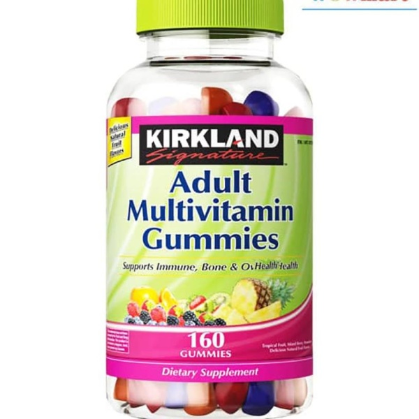 Kẹo Dẻo Bổ Sung Vitamin Cho Người Lớn Kirkland Signature Adult Multivitamin 160 viên MỸ