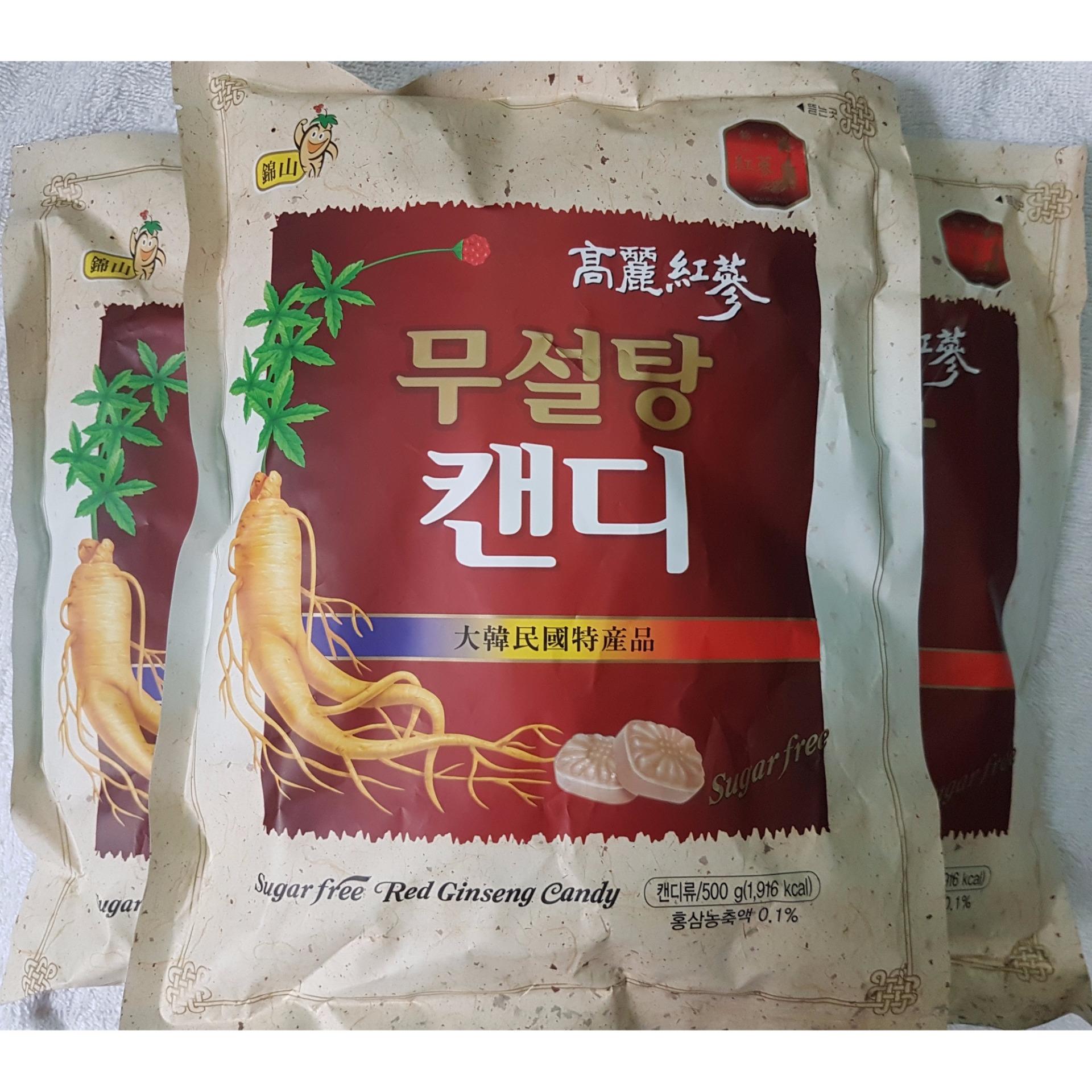 Kẹo Hồng Sâm Hàn Quốc Không Đường 500gr