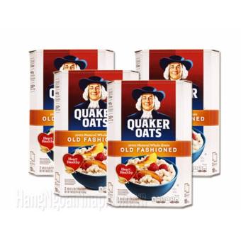 Nửa thùng yến mạch Quaker Oats 1 minutes (dạng cán vỡ) 4.52kg