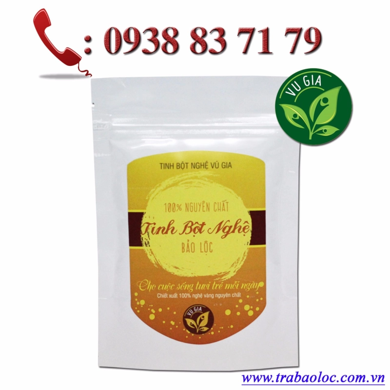 Tinh Bột Nghệ Se Khít Chân Lông 100g ( dạng túi)