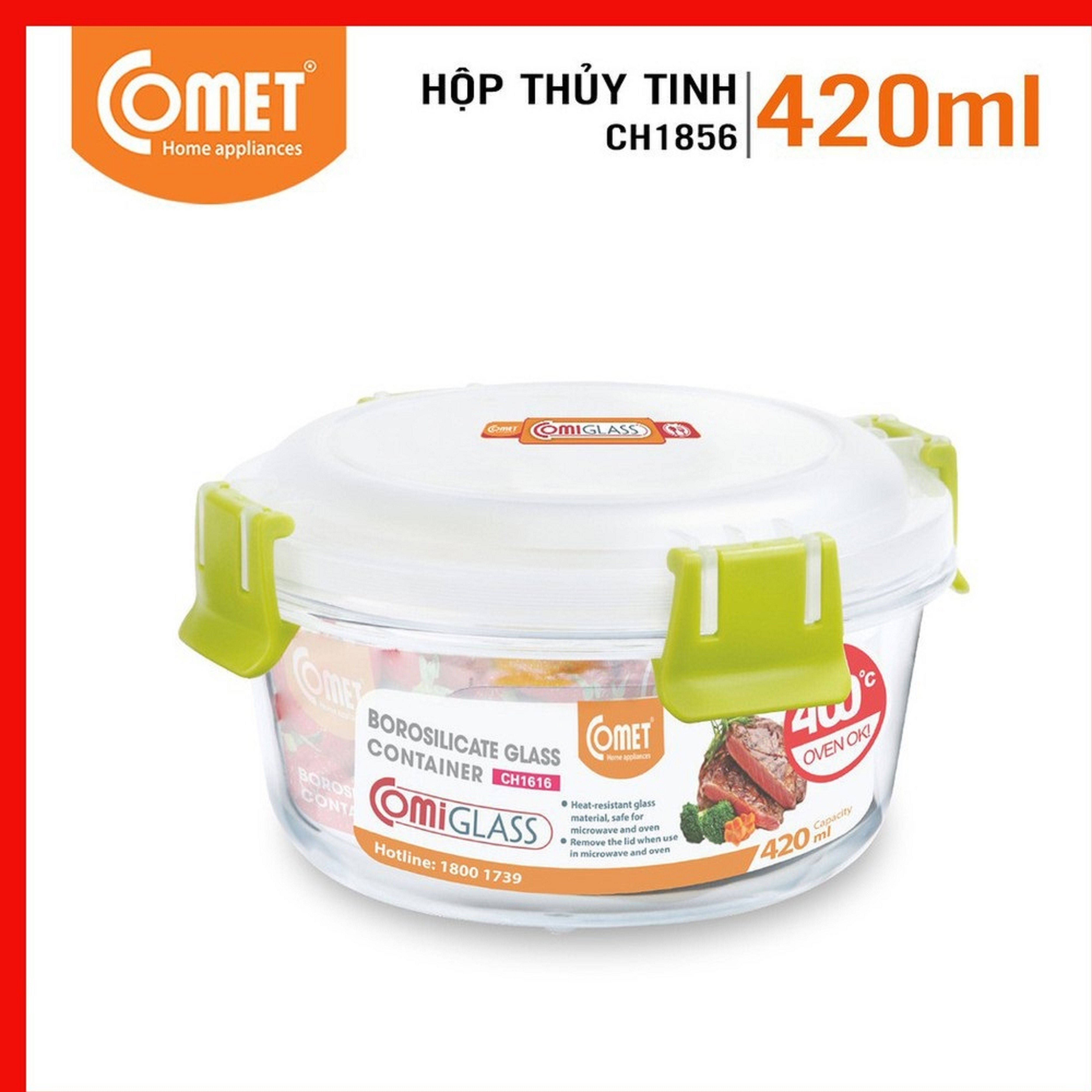 HỘP ĐỰNG THỰC PHẨM THỦY TINH COMET 420ML CH1856